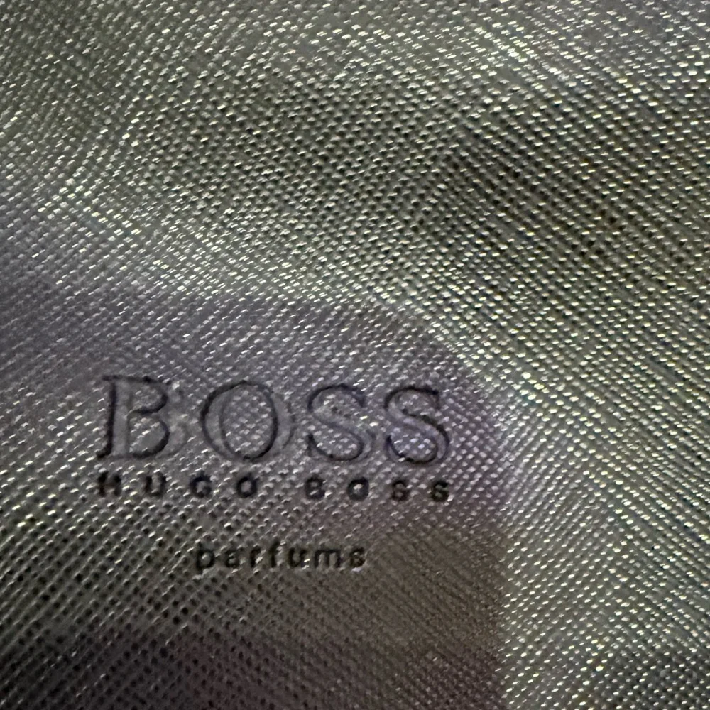 Hugo Boss Black and Gray Duffel/Weekender/Travel Bag